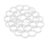 ELEOUTI Reusable Plastic Flower Frog 2pcs with Stable Support for Floral Stem Separators, Ideal for Home Décor and Event Centerpiece Flower Holder