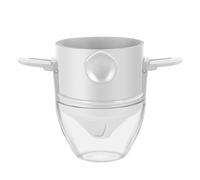 ELEOUTI Reusable Stainless Steel Coffee Filter Cup with Ultra-fine Holes and Funnel for Home and Camping Use Sturdy Hand Brewing Coffee Filter Basket without Burr