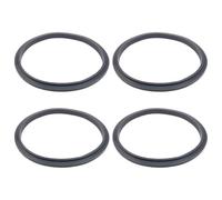 ELEOUTI Silicone Seal with Good Elasticity and Easy to Install for Juicer Replacement Parts 4pcs Black Silicone Gaskets Suitable for Juicer Mixer Accessories