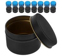 ELEOUTI Small Candle Tins for Aromatherapy Candle Making 24pcs in Tinplate with Lids and Storing Creams, Modern Simple Look Containers for Home Décor