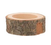 ELEOUTI Small Wooden Hamster Bowl Pet Feeder Food Dish for Guinea Pigs Chinchillas Rabbits Natural Chew-resistant Rodent Feeding Bowl for Small Animals