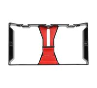 ELEOUTI Smartphone Video Rig Hand-held Phone Video Rig Phone Tool Abs Material Retractable Design Three Slots Two Screw Holes Can Be Connected to Tripod Black Colour for Filmmaking