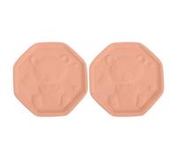 ELEOUTI Softening Discs Compact Design 2pcs Sugar Saver Terracotta Maintains Texture and Freshness of Brown for Kitchen Preservation and Food Storage in Restaurants and Homes