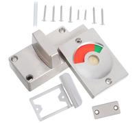 ELEOUTI Toilet Door Lock Zinc Alloy and Stainless Steel Construction with Indicator Strong Toughness and Partition Capabilities for Public Restroom Suitable for Restaurants