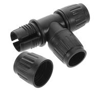ELEOUTI Universal 3-way Plastic Clothes Drying Rod Connector for Clothes Rack Accessories, Lightweight and Strong Compatibility, Suitable for Laundry Room with Two 22mm and One 25mm Holes,
