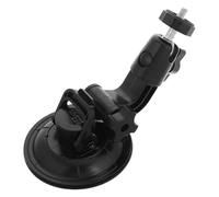 ELEOUTI Universal Suction Cup Mount for Action Camera with Easy Installation and Solid Abs Silicone Materials, Suitable for Vehicle and On-the-go Use, Black 9cm Diameter Car Camera Holder