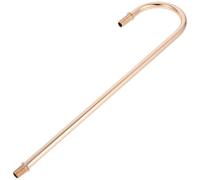 ELEOUTI Vintage Curved Iron Lamp Rod Repair Hardware for Desk Lamps Featuring Precision Engineering and Easy Installation for Home DIY Repair in Golden Finish