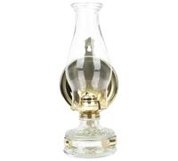 ELEOUTI Vintage Oil Light Kerosene Lamp Lantern with Iron Glass and Cotton Thread, Delicate Retro Style Emergency Lighting and Creating Warm Ambiance for Household Power Outage