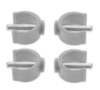 ELEOUTI Walker Clamp C Shaped Clips 4pcs for Crutches and Walking Sticks Abs Steel Mobility Aid Scenarios Stability and Safety for Seniors and Disabled