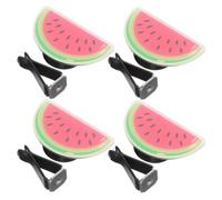 ELEOUTI Watermelon Space-saving Clips Air 4pcs Acrylic Freshener Vent Car Charms Easy Replacement Fragrance Diffuser for Accessories Auto Interior