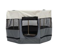 ELEOUTI Wear Resistant Made of Sturdy Oxford Cloth and Mesh Cloth Octagonal Pet Playpen Providing Spacious Indoor Area for Cats and Dogs for Pets to Play and Rest at Home