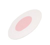 ELEOUTI White Cotton Cat Pad with Creative Shape Dual Use for Grinding Cat Claws and Sleeping Mat Suitable for Friends
