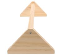 ELEOUTI Wooden Chick Perch Stand for Chicks and Chicken, Easy to Assemble Modular round Roosting Bar 14x3.5x2 Inches, for Indoor Cages and Brooder
