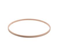 ELEOUTI Wooden Mobile Frame Bamboo Hanger Circle for Nursery DIY Crafting Easy Setup Wind Chimes Crib Hanger Frame Stylish Beige Room Accessories for Creative Exploration