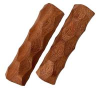 ELEOUTI Wooden Pan Handle Covers Insulated Walnut Wood Handles 1 Pair for and Protecting Hands from Burns for Cast Iron Fryers and Pots for Kitchen and Baking Use Kitchen Baking Use