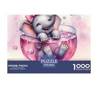 Elephant 1000 Piece Jigsaw Puzzle for Adults And Kids Challenging Games Beautiful Decoration 38x26cm/1000pcs