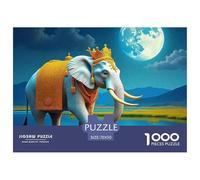Elephant 1000 Piece Jigsaw Puzzle for Adults Challenging Games Beautiful Decoration 70x50cm/1000pcs
