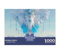 Elephant 1000 Piece Jigsaw Puzzle for Adults-Fun Challenging Games Beautiful Decoration 38x26cm/1000pcs