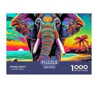 Elephant 1000 Piece Jigsaw Puzzle for Adults-Fun Educational Games Beautiful Decoration 70x50cm/1000pcs
