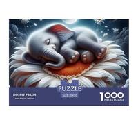 Elephant 1000 Piece Jigsaw Puzzles for Adults And Kids Gifts Challenging Games Beautiful Decoration 70x50cm/1000pcs