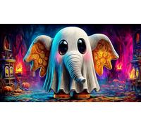 elephant 1000 Piece Jigsaw Puzzles for Adults Educational Games Jigsaw Puzzle Home Decoration for Adults Gifts 75x50cm/1000pcs