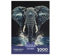 Elephant 1000 Piece Paper Jigsaw Puzzles Animation Colourful Beautiful Decoration for Adults And Kids 38x26cm/1000pcs
