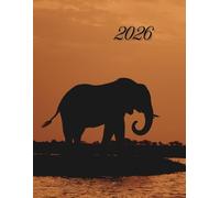 Elephant 2026 A4 Desktop Diary With Week To Page: Sunset Weekly Organiser For Business or Home