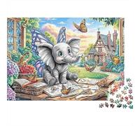 Elephant Adventure Puzzles 1000 Piece for Adults Jigsaw Puzzle Game for The Whole 70x50cm
