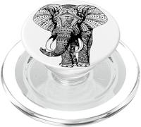 Elephant Africa Safari Wilderness Animal Cute Elephants PopSockets PopGrip for MagSafe