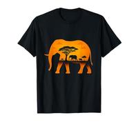 Elephant Africa Safari Wildlife Cool Zoo Animal Lover T-Shirt