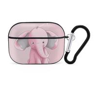 Elephant AirPods Pro Protective Case Cute Earphone Protective Covers with Keychain Ring - Compatible with AirPod Pro 2nd / 1st Generation