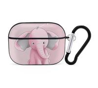 Elephant AirPods Pro Protective Case Cute Earphone Protective Covers with Keychain Ring - Compatible with AirPod Pro 2nd / 1st Generation