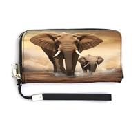 Elephant And Baby Elephant Fashion Shopping Tote Bag,Designer Shoulder Handbags,Womens Purse Handbags,Hobo Bags Cute Storage Bag for Women, Style, 20.0*10.5cm