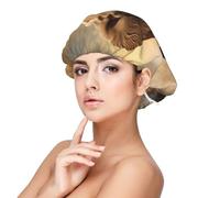 Elephant And Baby Elephant Satin Bonnet Silk Bonnet, Hair Bonnet For Sleeping, Soft Double Layer Silk Sleeping Cap Hair Wrap For Women Natural Hair Curly Hair Braided Hair Long Hair