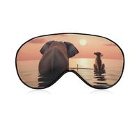 Elephant and Dog Eye Mask Sleep Mask Eye Masks for Sleep Sleep Masks for Women Men Sleeping Mask Travel Eye Mask Sleep Mask Blackout Funny Sleep Mask Cute Sleep Mask