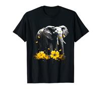 Elephant Animal - Artificial Flowers Elephant T-Shirt