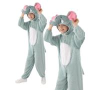 Elephant Animal Costume Zoo Animals Fancy Dress Outfit Boys Girls Book Day Age 4