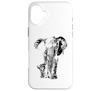 Elephant Animal Friend Save The Elephants Case for iPhone 16 Plus