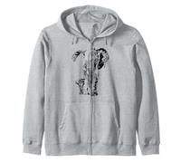 Elephant Animal Friend Save The Elephants Zip Hoodie