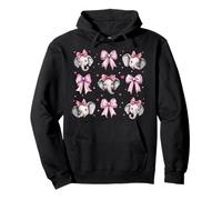 Elephant Animal Girl Coquette Bow Pink Mom Mama Pullover Hoodie