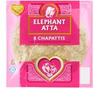 Elephant Atta 8 Chapattis 360g Case Of 12 (Total 96 Tortillas)