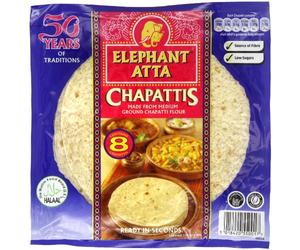 Elephant Atta Chapattis 360 g (Pack of 6)