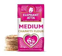 Elephant Atta Medium Chapatti Flour Atta | Medium Atta Flour | Naan Flour | Atta Flour | Roti Flour | Plain Flour | Bulk Flour | (5kg)