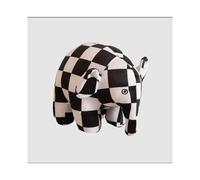 (Elephant B) Cute Elmer's Colors Elephant Plush Toy Soft And Huggable Stuffed Animal