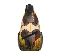 Elephant Baby Crossbody Sling Bag Crossbody Shoulder Chest Bag Shoulder Strap Waist Fanny Pack Men Women