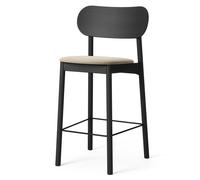Elephant Bar Stool Black/Beige Velvet