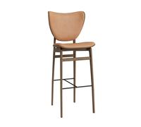 Elephant Bar Stool H75 cm Light Smoked Oak/Camel 21004