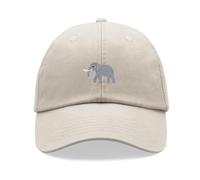 Elephant Baseball Cap Vintage Washed Unisex Dad Hat Adjustable Stone