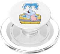 Elephant Bathing Bathtub PopSockets PopGrip for MagSafe