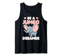 Elephant Be A Jumbo Dreamer Cute Elephant Tank Top